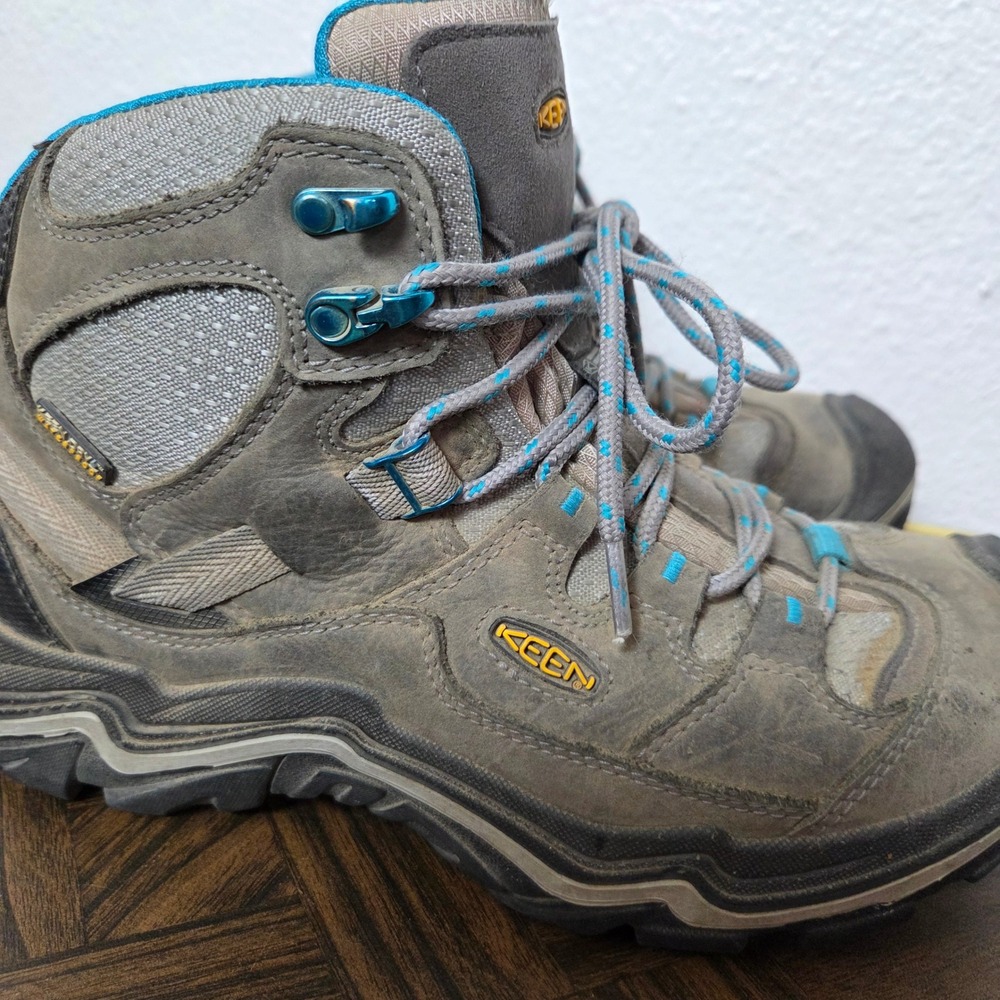 Keen Durand Ankle Height Hiking Boots womens size 8.5 - Picture 3 of 13